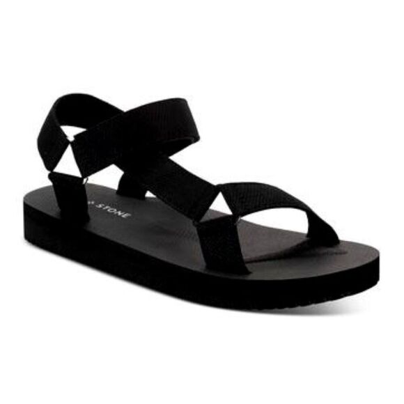 Sun + Stone Womens TABBY Open Toe Casual Ankle Strap - Picture 1 of 8